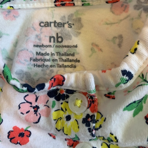 Floral onesie dress with 2 lightweight sweaters - Picture 8 of 8